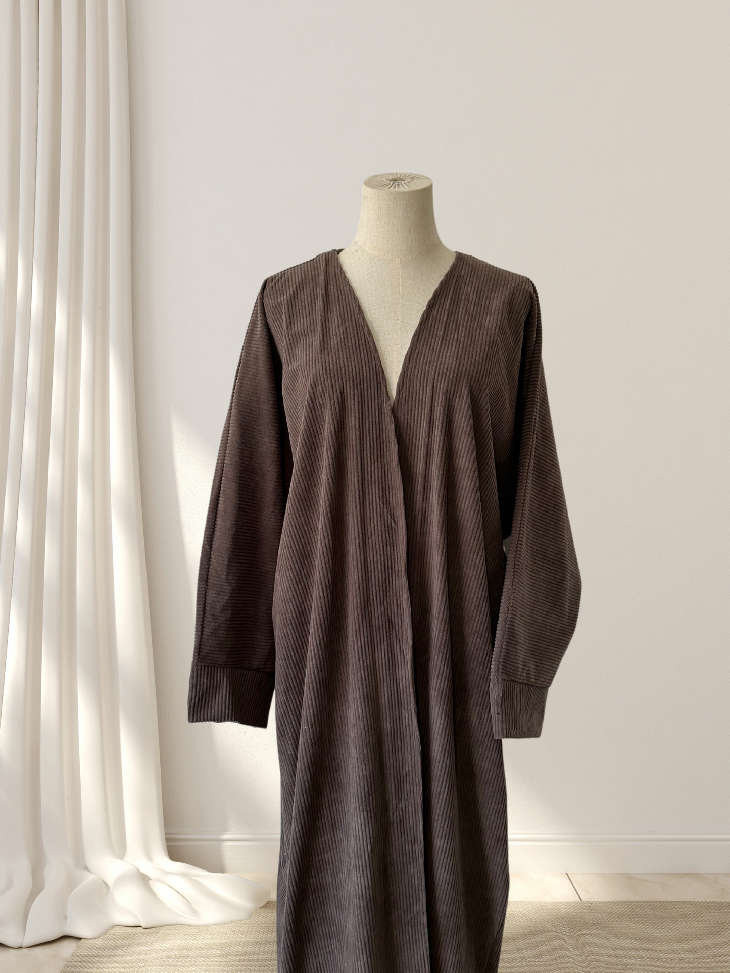 Manteau kimono velour