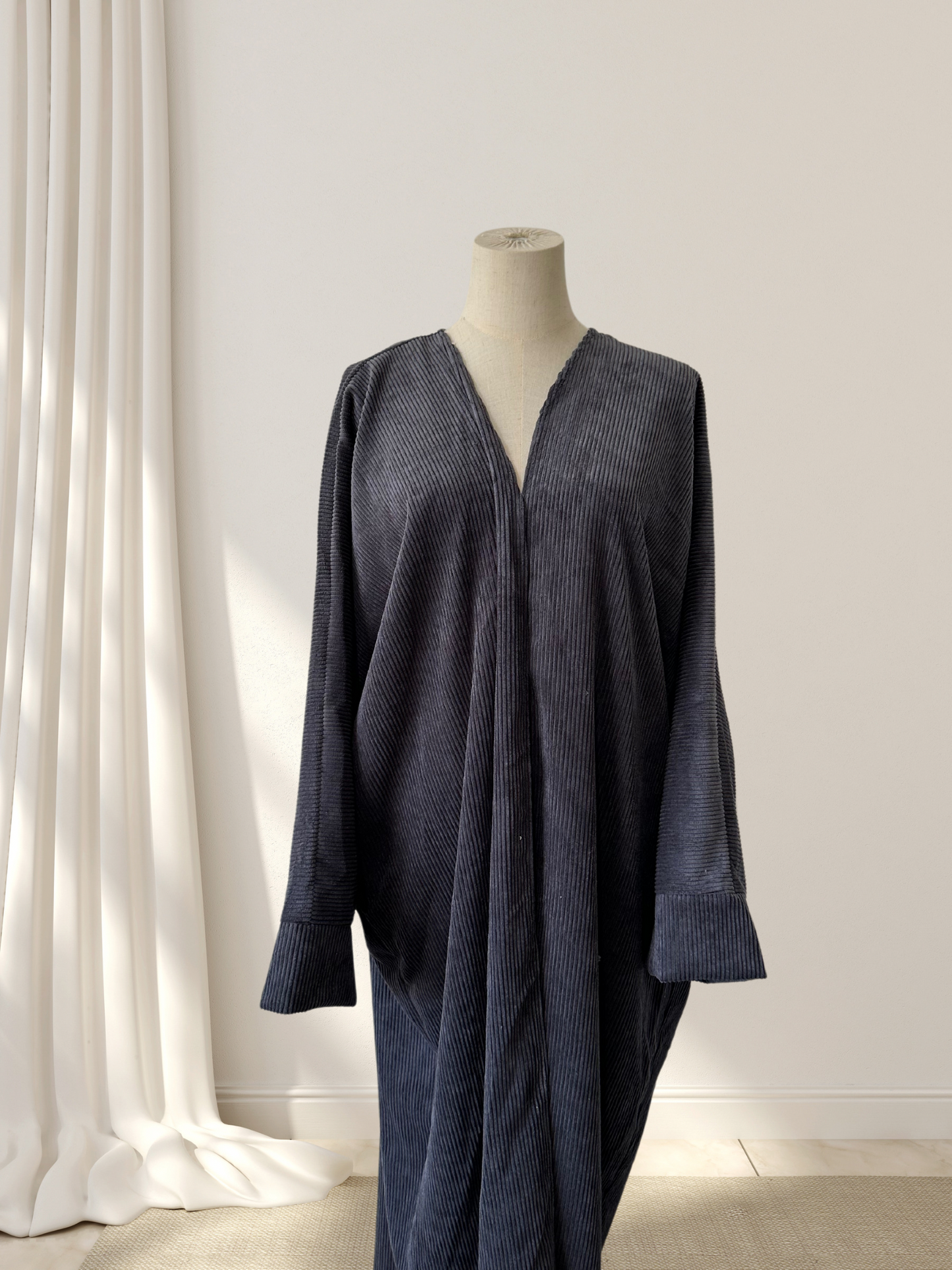 Manteau kimono velour