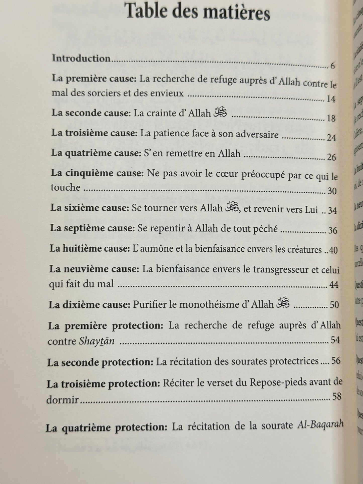 Dix Causes De Protection Contre La Sorcellerie Et Le Mauvais Œil