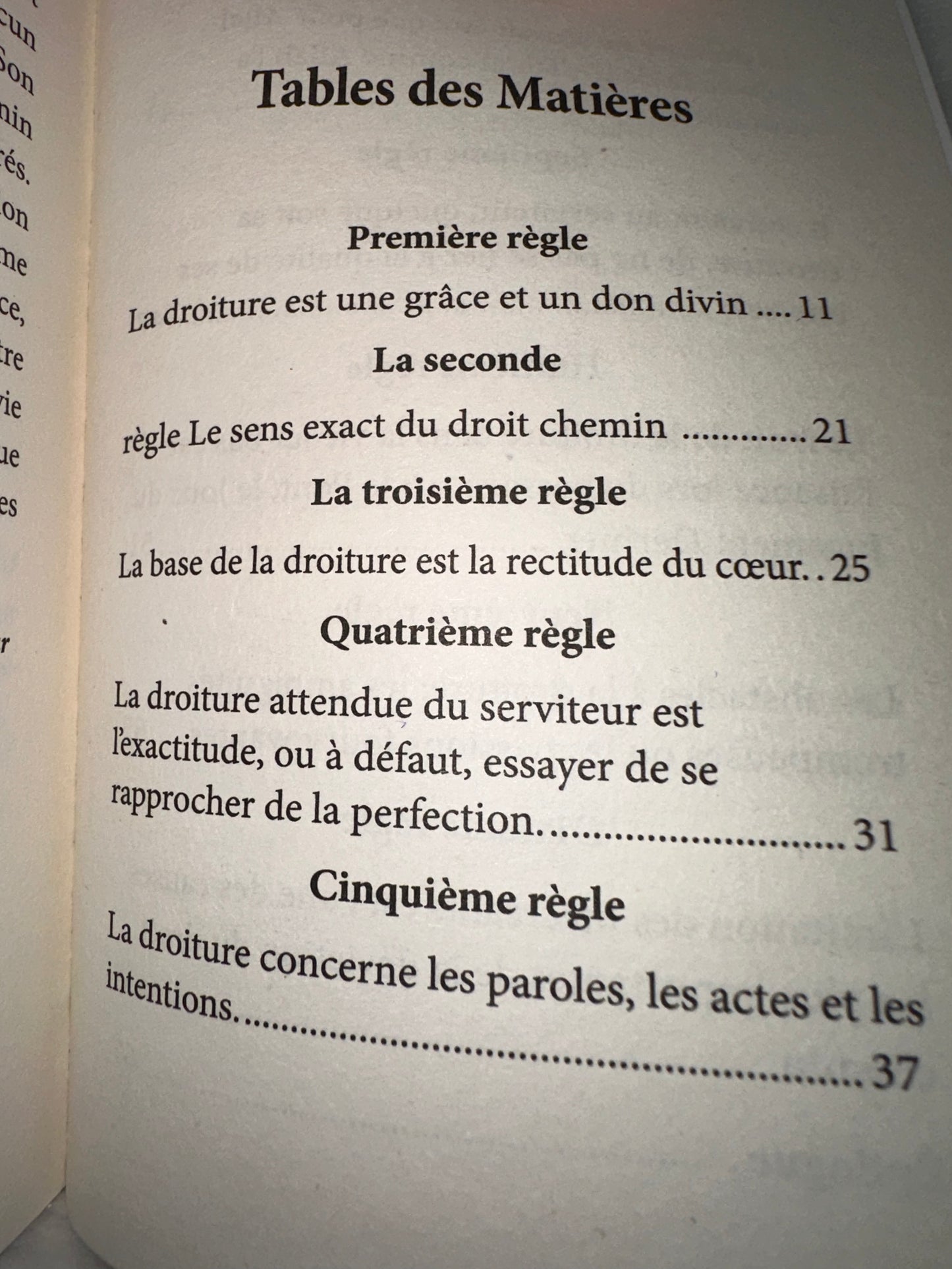 Dix régles relatives à la droiture, de Cheikh Abd-Ar-Razzak Al Badr (Format de poche)