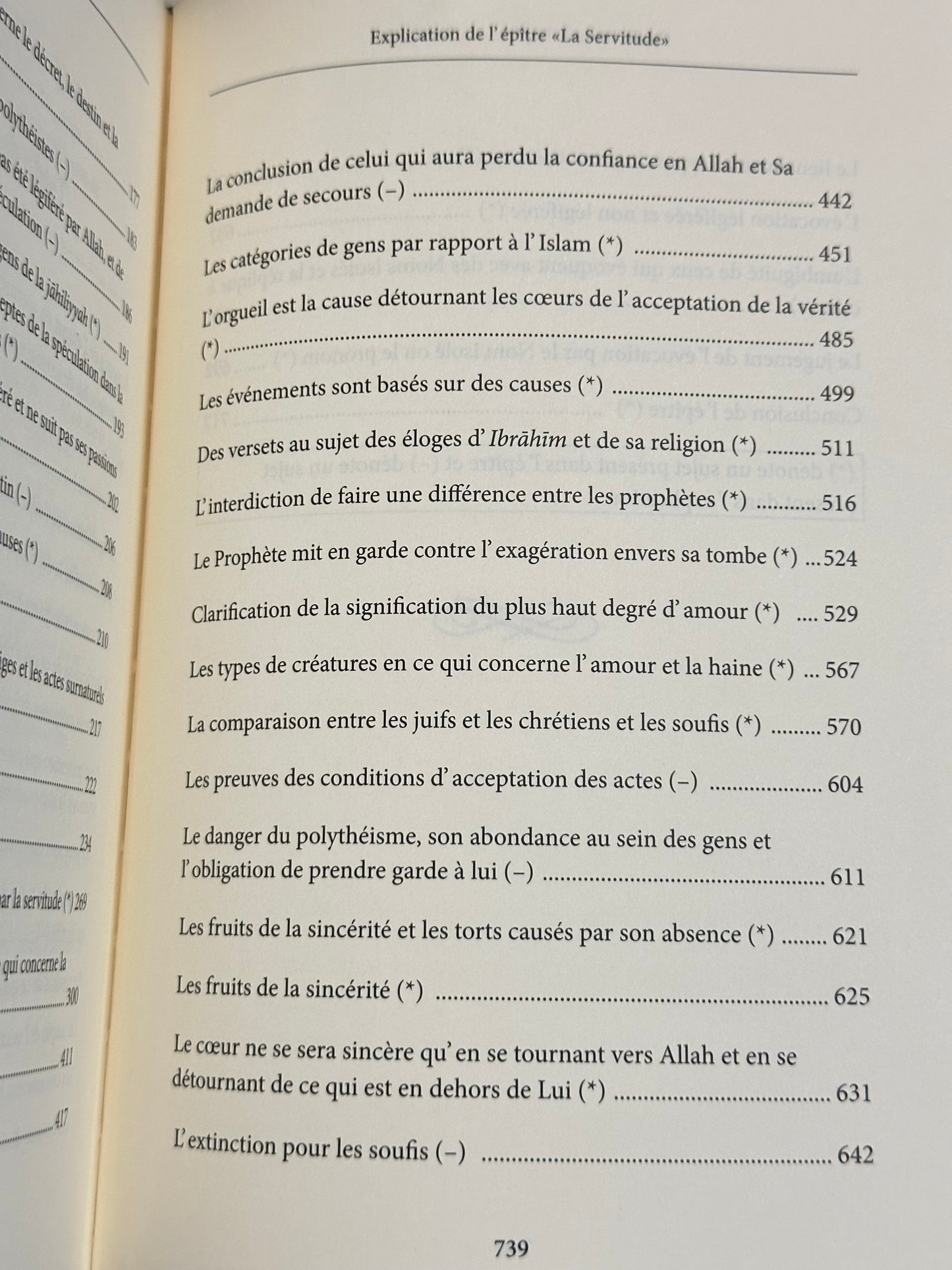 Explication De L'épître La Servitude