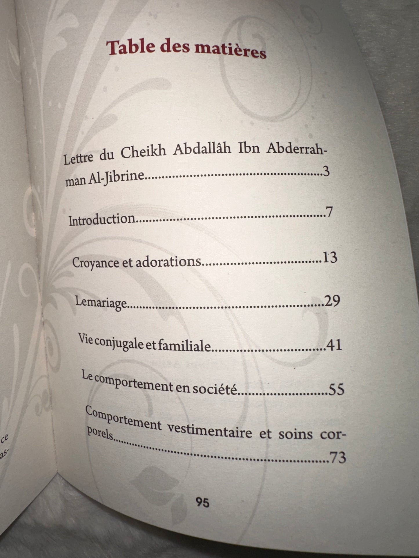 RECOMMANDATIONS À L'ATTENTION DES FEMMES