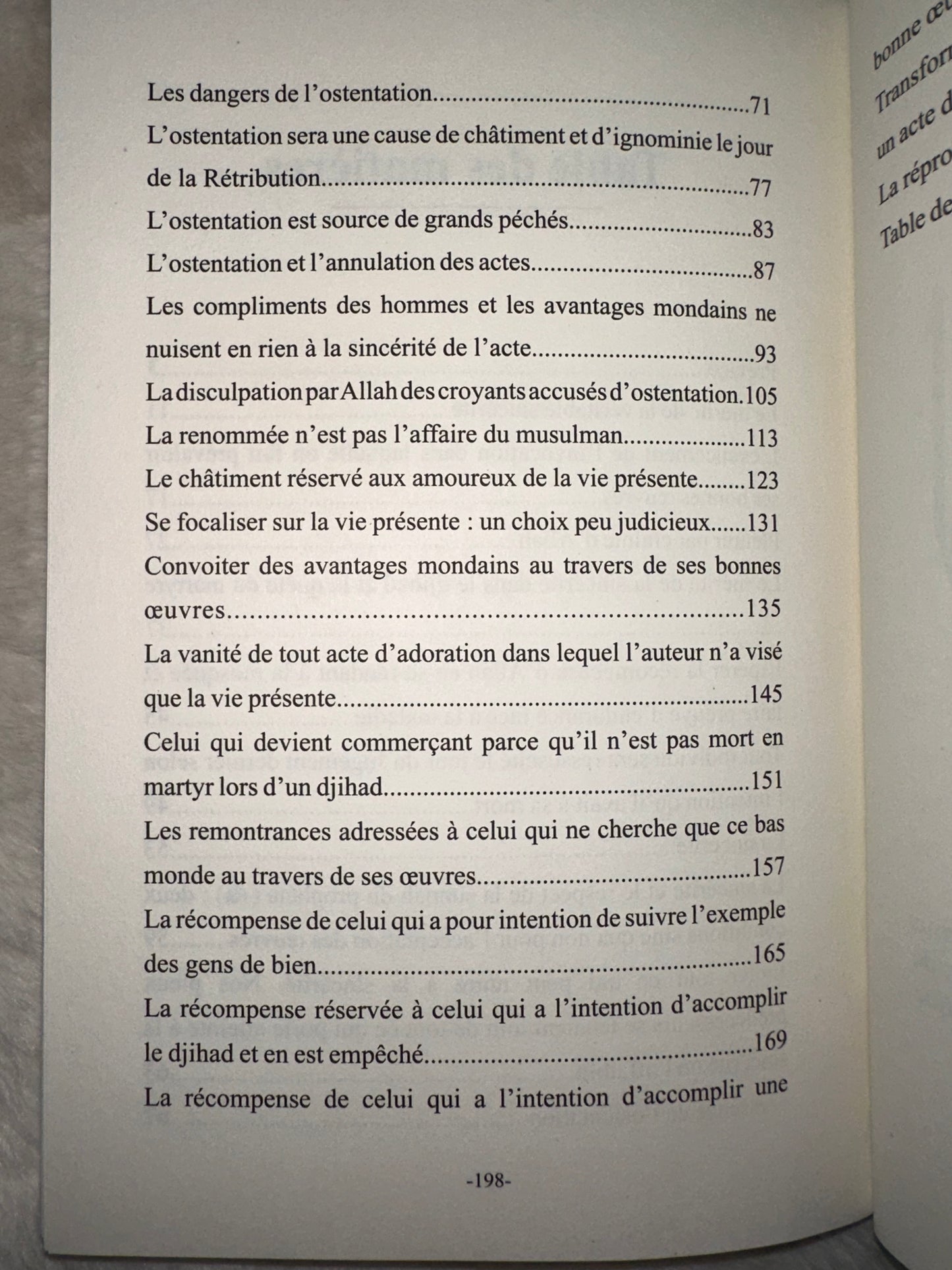 L'intention - D'après Abdullah AL JIBRINE