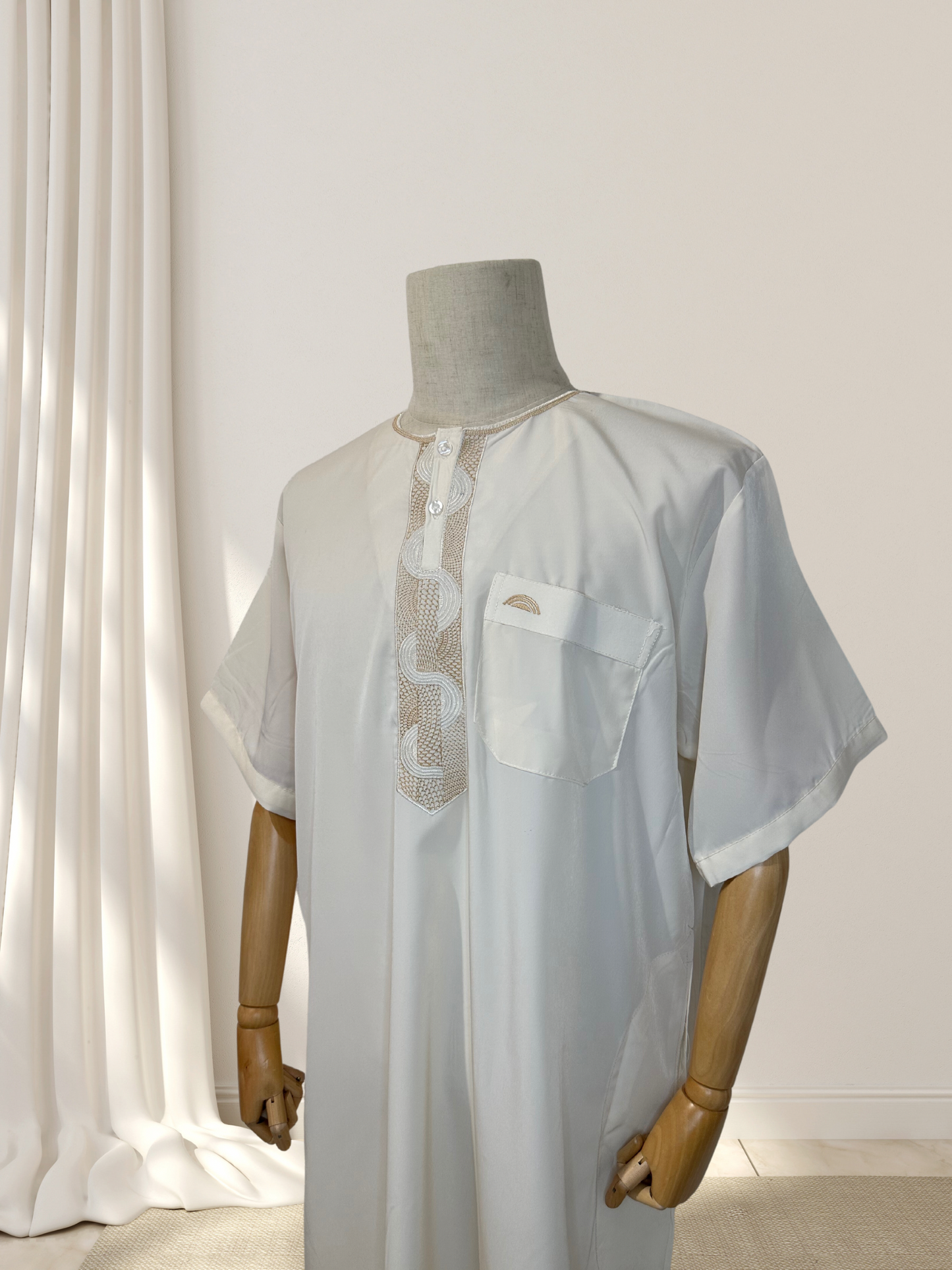 Qamis manche courte