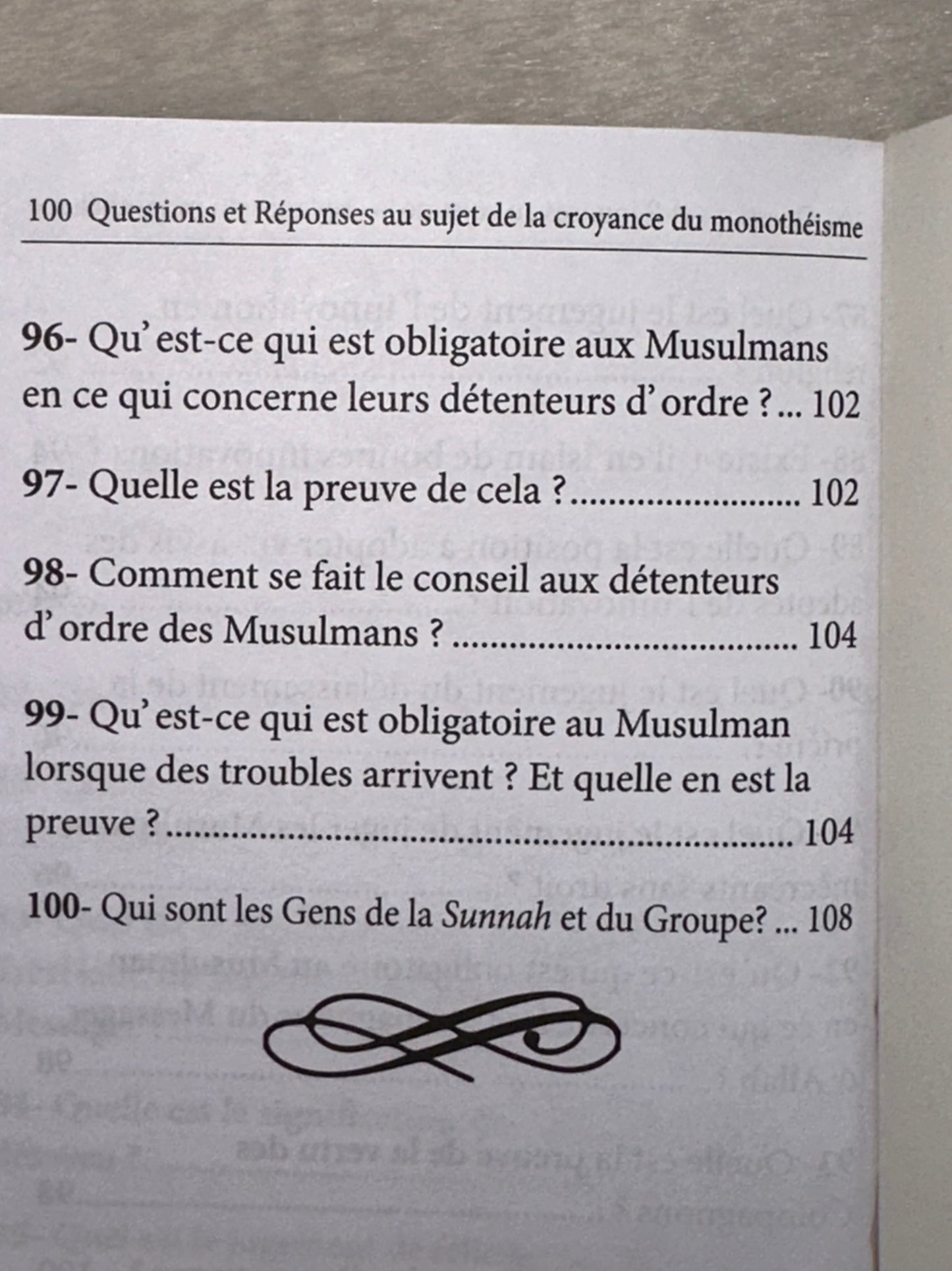 100 Q/R AU SUJET DE LA CROYANCE DU MONOTHÉISME 🎁