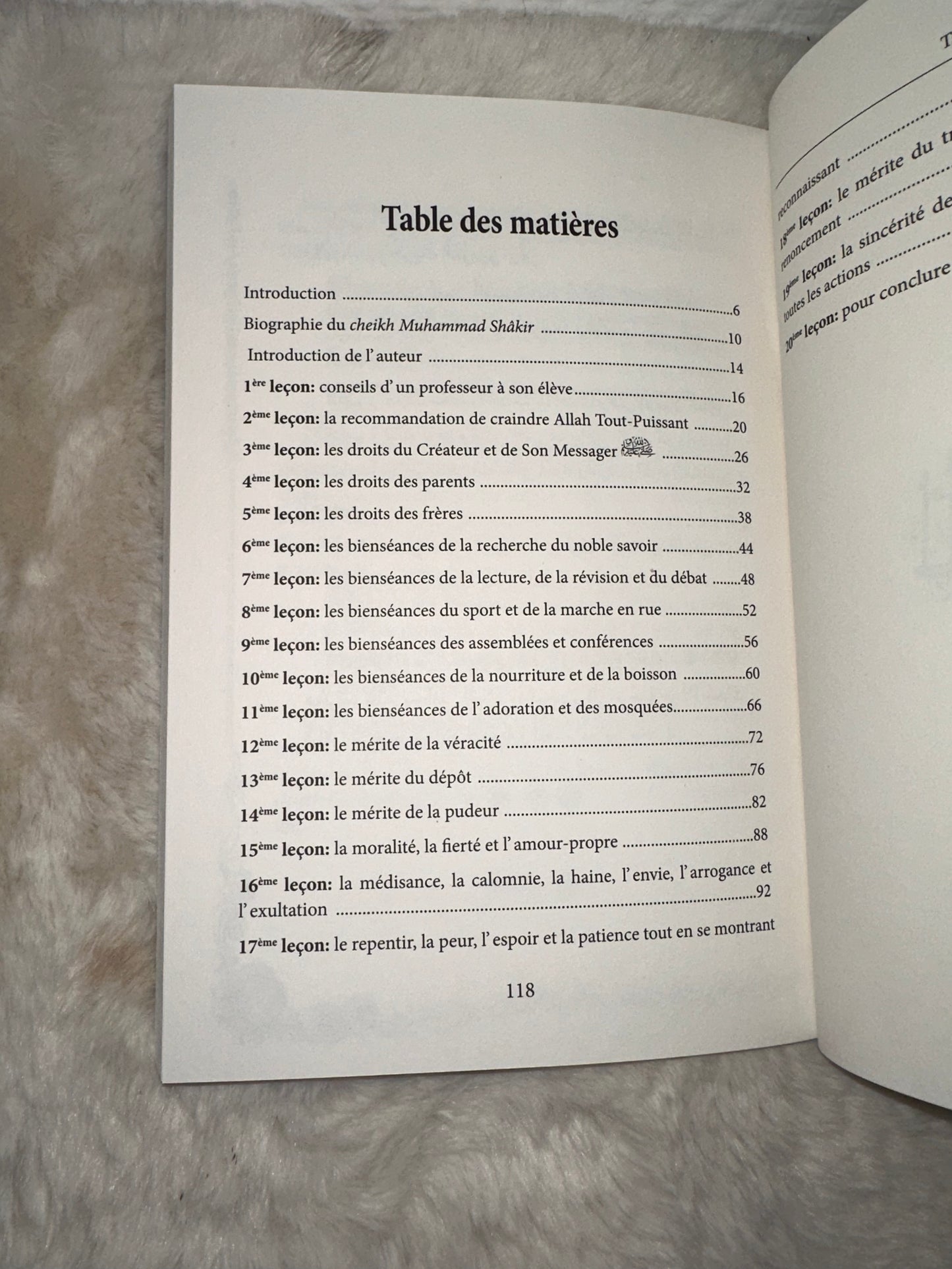20 Recommandations des parents aux enfants - وصايا الآباء للأبناء (Français-Arabe)