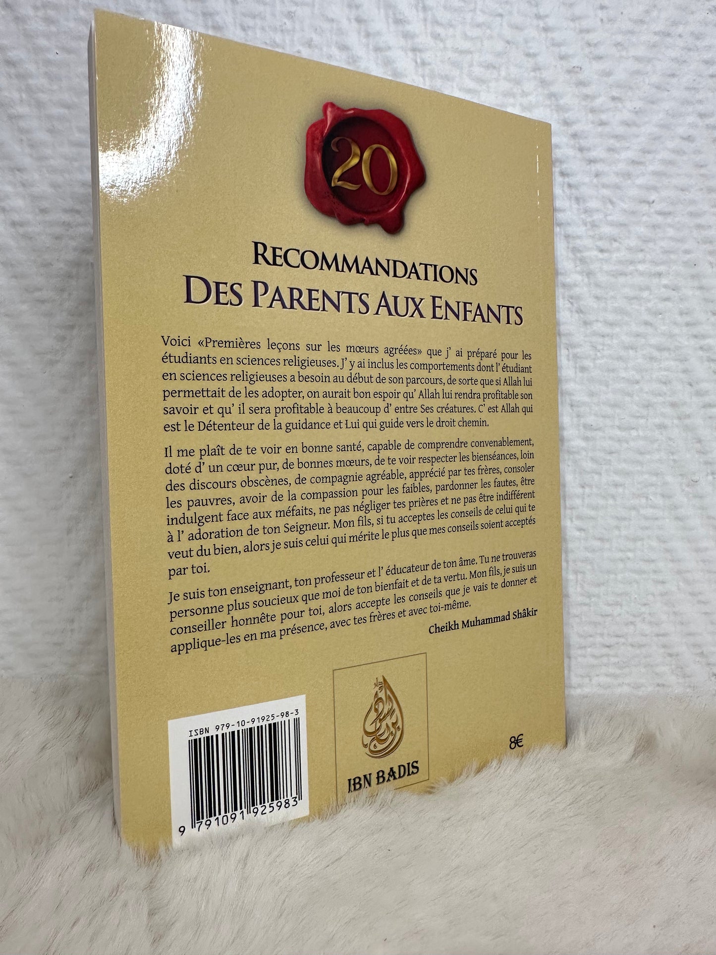 20 Recommandations des parents aux enfants - وصايا الآباء للأبناء (Français-Arabe)