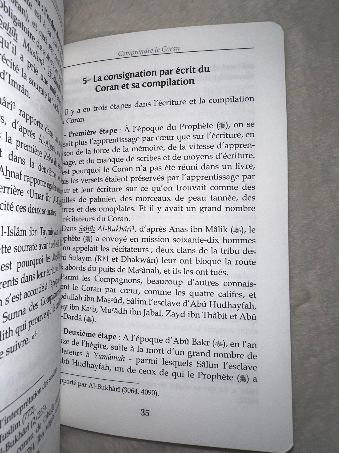 Comprendre le Coran de Cheikh Muhammad Salih Al-Uthaymin