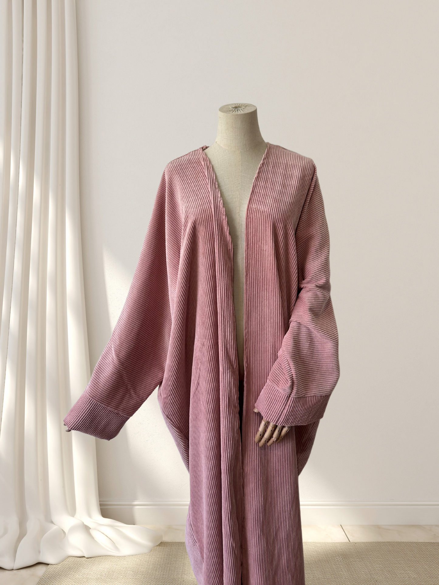 Manteau kimono velour