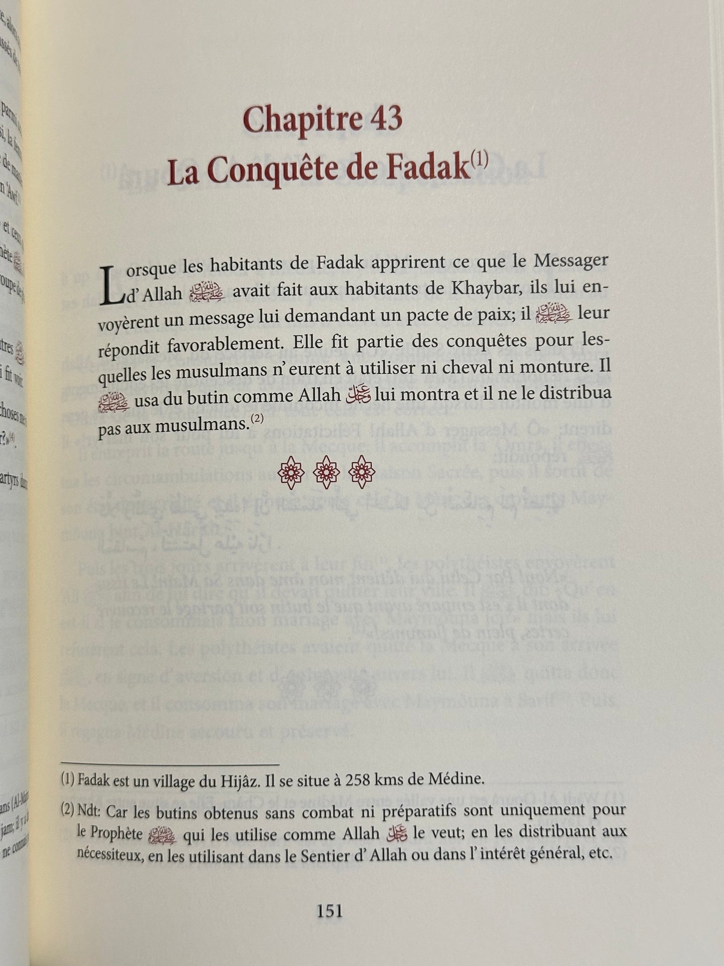 Les Grands Chapitre Du Résumé De La Biographie Du Messager D'Ibn Kathir