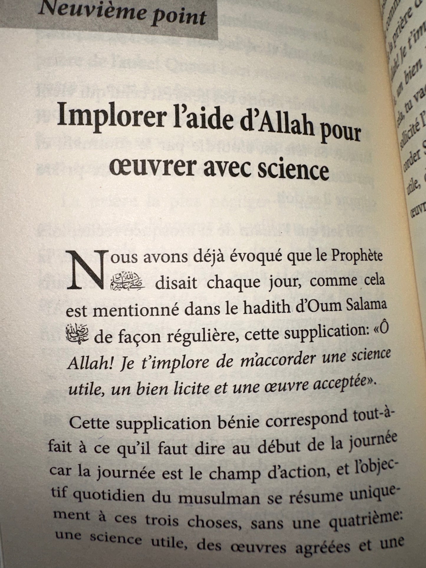 Les œuvres fruits de la science, de Cheikh Abd-Ar-Razzak Al Badr (Format de poche)