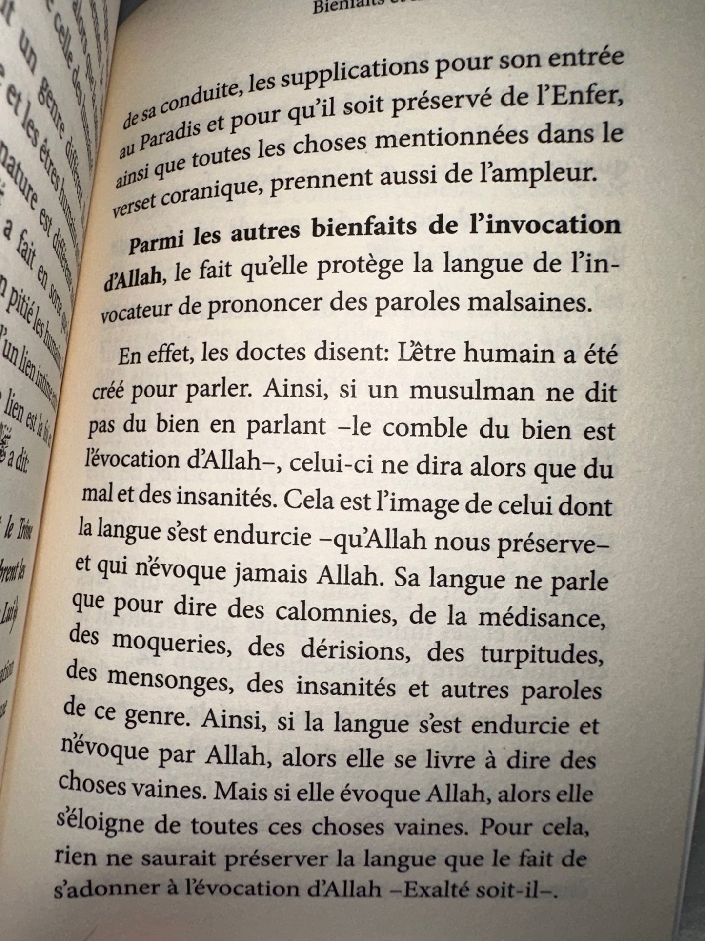 Bienfaits et fruits de l'évocation, de Cheikh Abd-Ar-Razzak Al Badr (Format de poche)